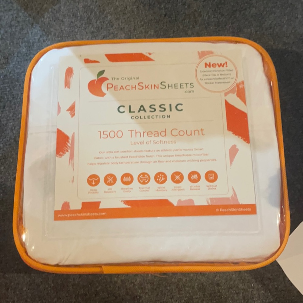 Peach skin sheets twin xl